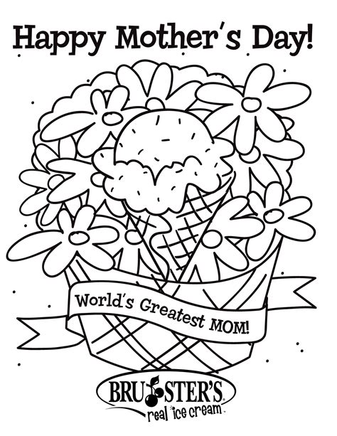 Printable Coloring Pages Mothers Day